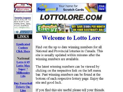 lotto lore